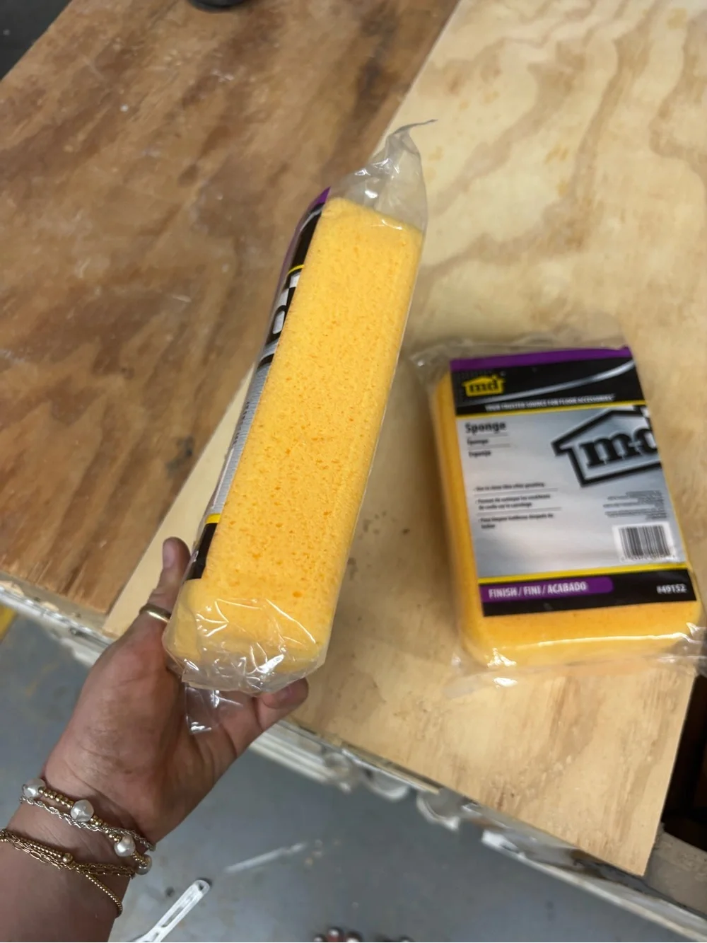 Floor Accessories Yellow Finish Sponge - Pack of 3